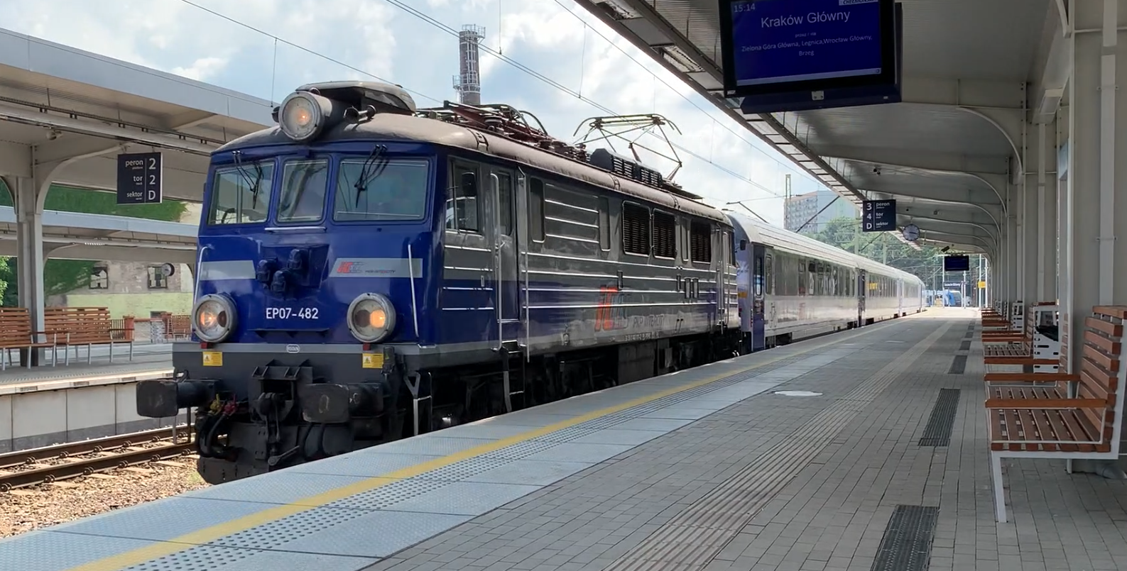 Pociąg InterCity Chełmoński. 2021r.