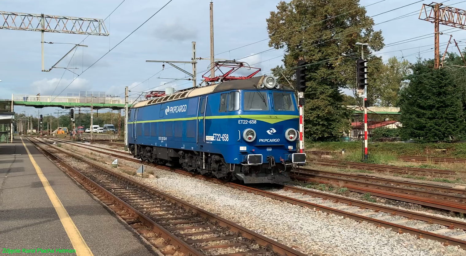 Lokomotywa Elektryczna ET22-658. 2023r.