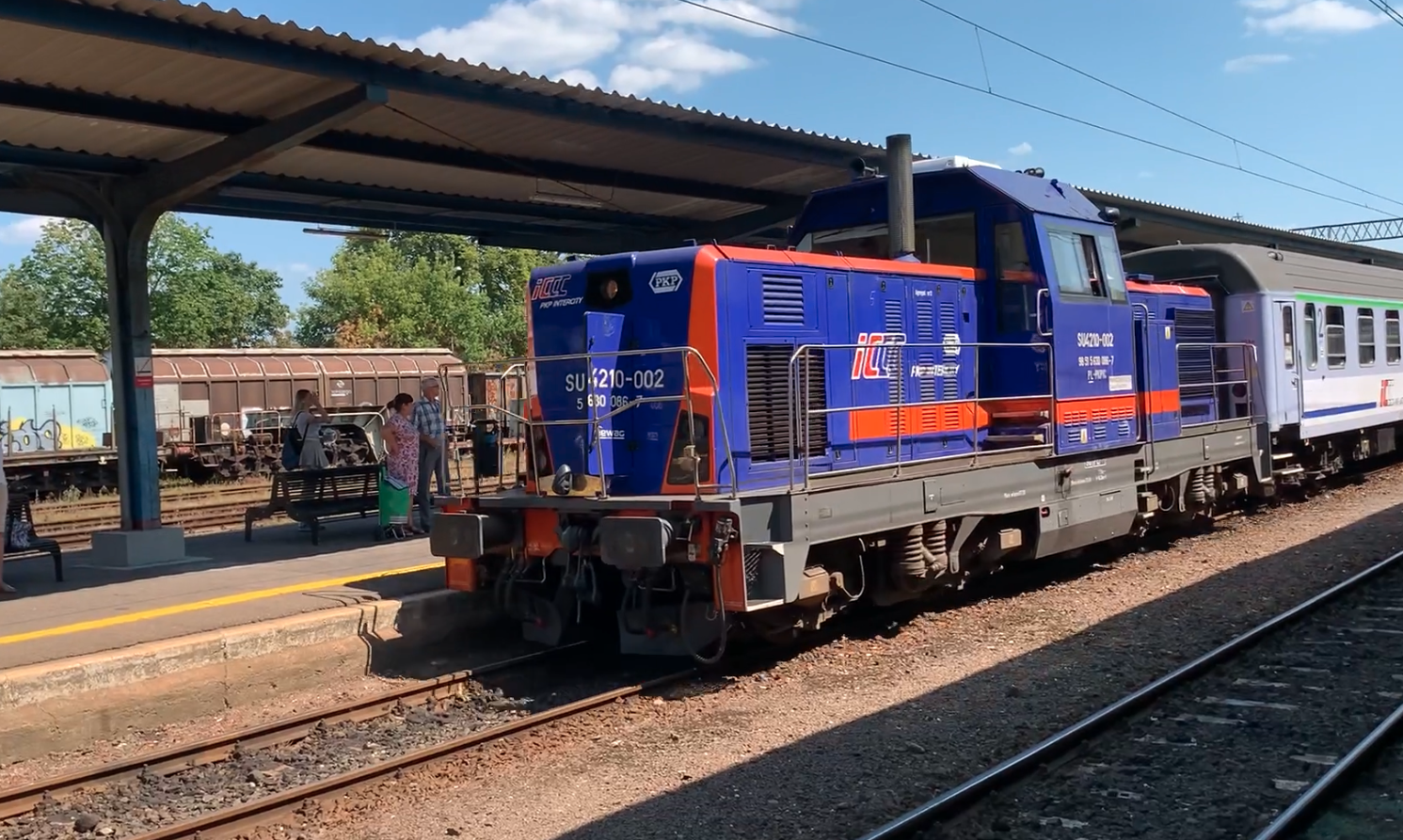 Diesel locomotive NEWAG SU4210-002. 2024.