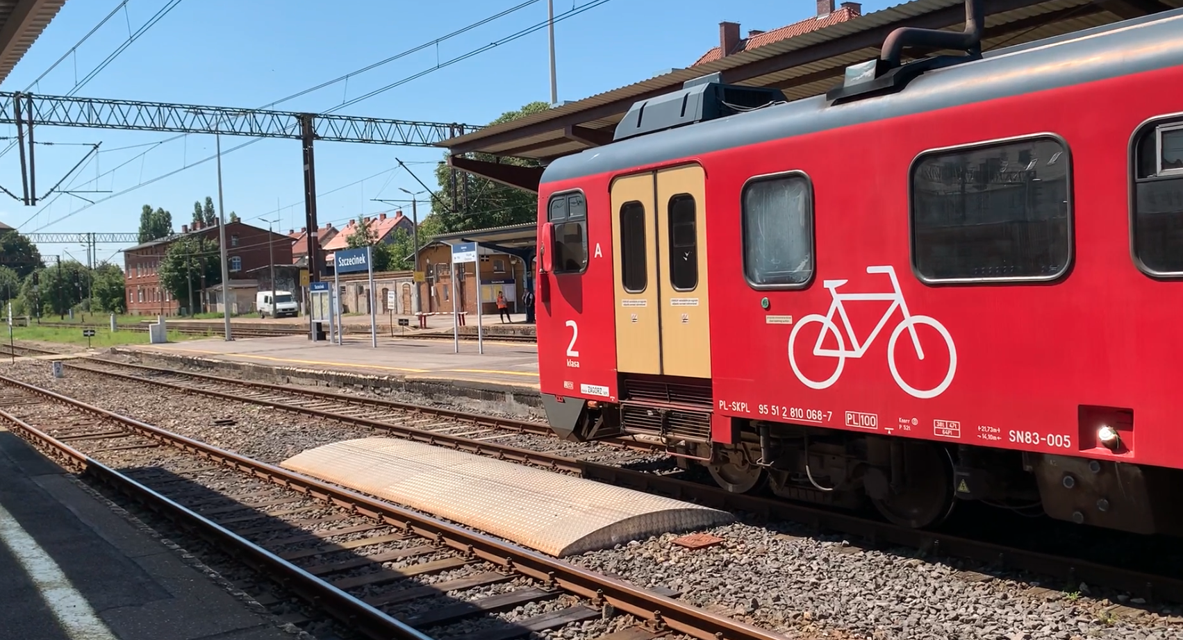 Railway line No. 405 Piła Główna – Ustka. 2024