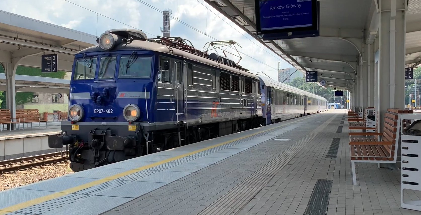 The InterCity train ‘Chełmoński’ Świnoujście – Kraków Główny. 2021r.