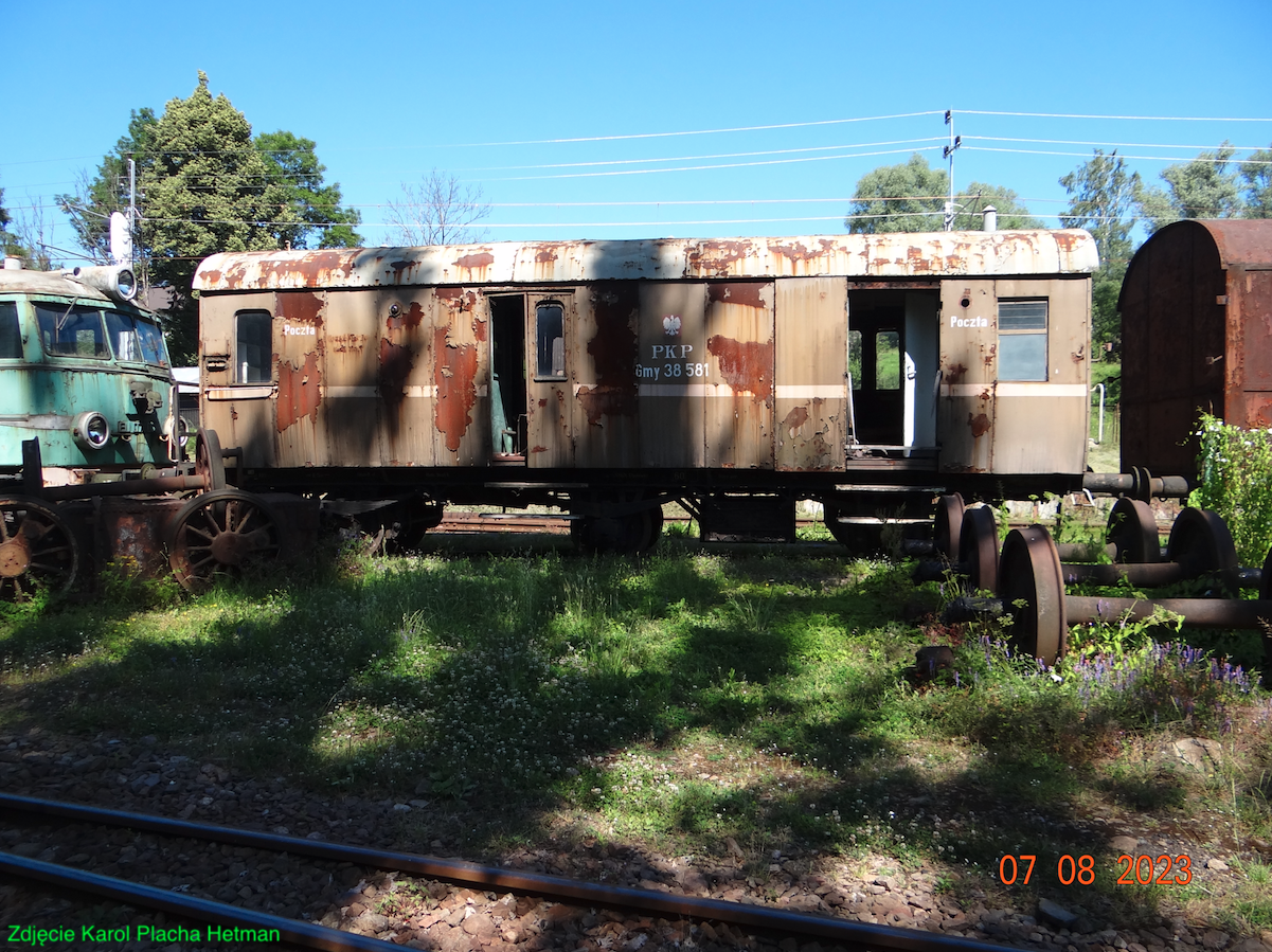 Wagon pocztowy typu Gmy Nr 38 581. 1909r.